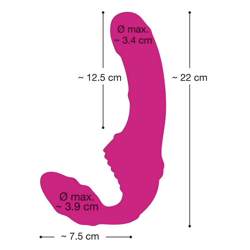 Vibrating Strapless Strap-on