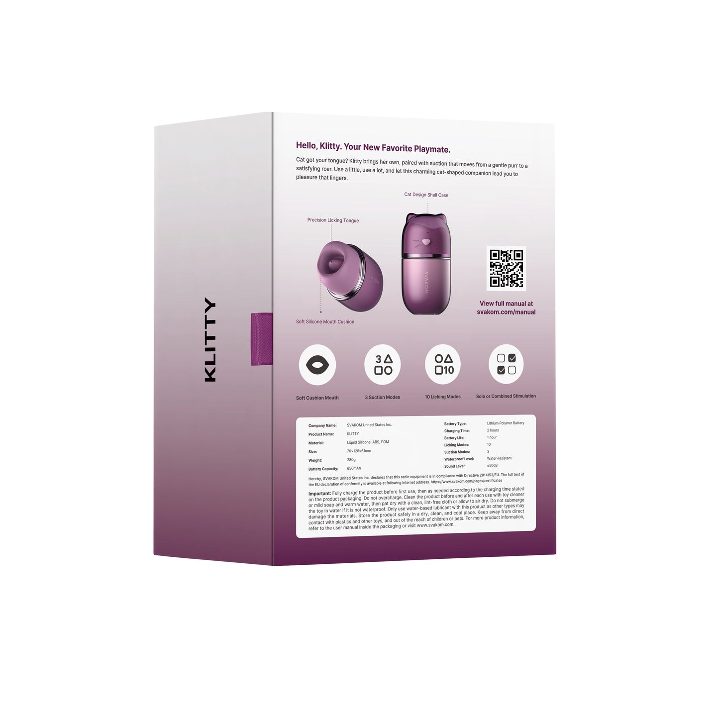 Auflegevibrator, Klitty