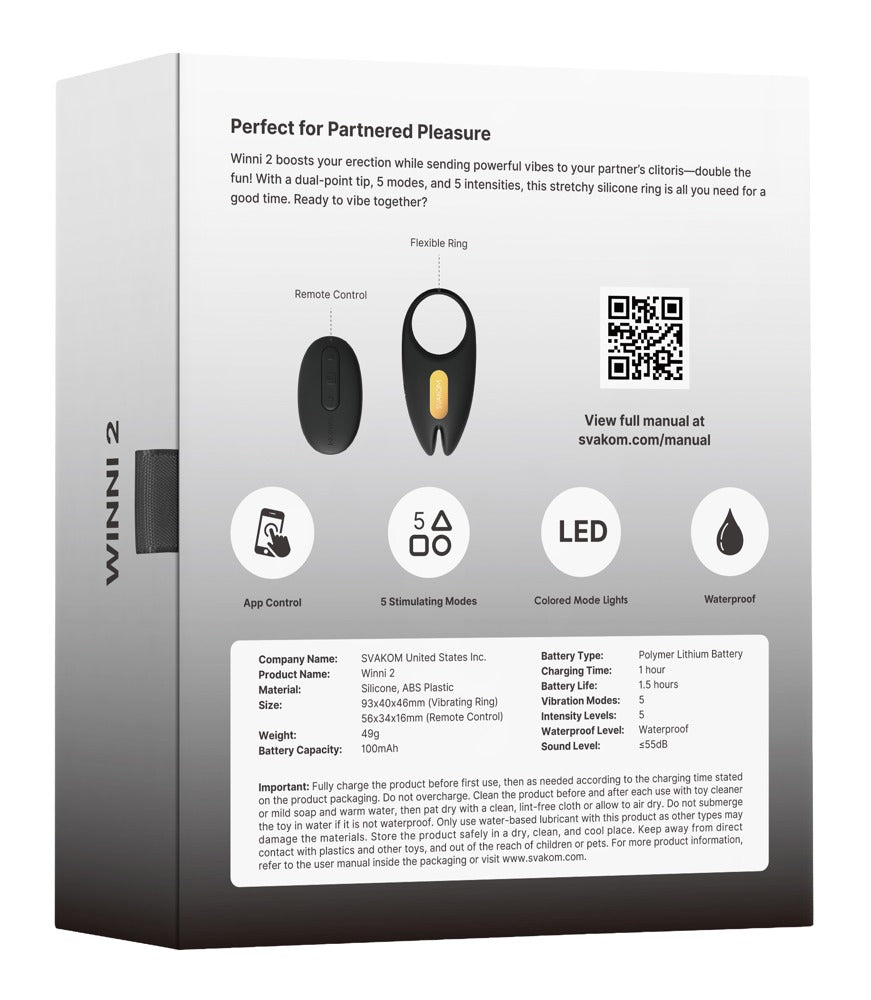 Winni 2 - Penisring mit Vibration