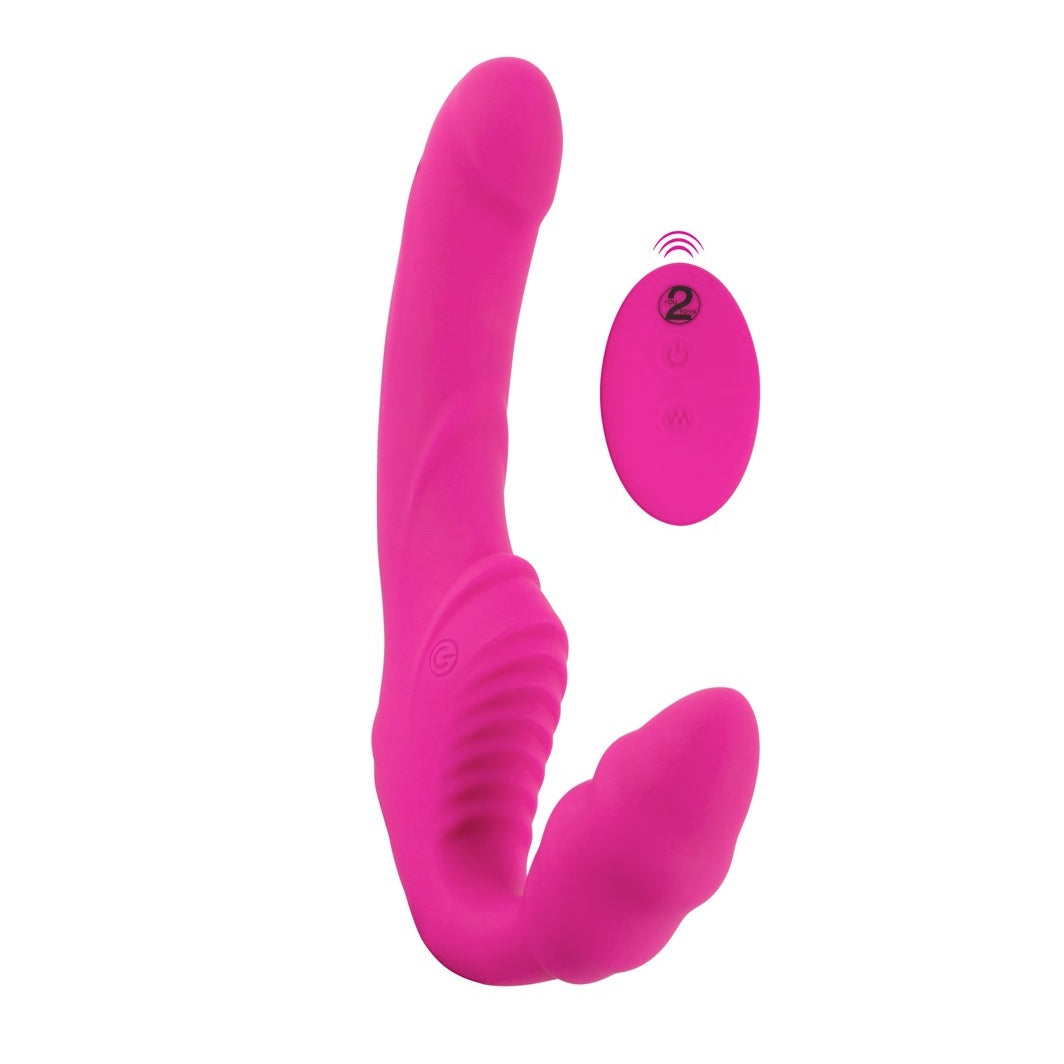 Vibrating Strapless Strap-on 2