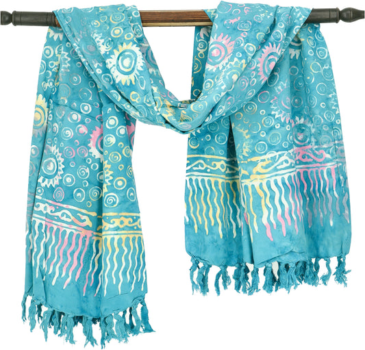 Lunghi - Sarong - Strand-Tuch - Pareo, Türkis