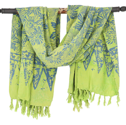 Lunghi - Sarong - Strand-Tuch - Pareo, hellgrün