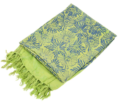 Lunghi - Sarong - Strand-Tuch - Pareo, hellgrün