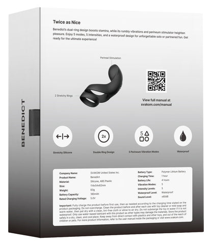 Benedict - Double Ring Perineum Stimulator
