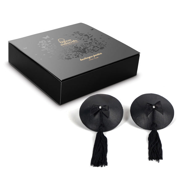 Burlesque Pasties Black Tassels bijoux indiscrets