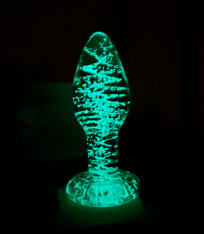 Glow in the Dark Glas-Plug Booty Sparks