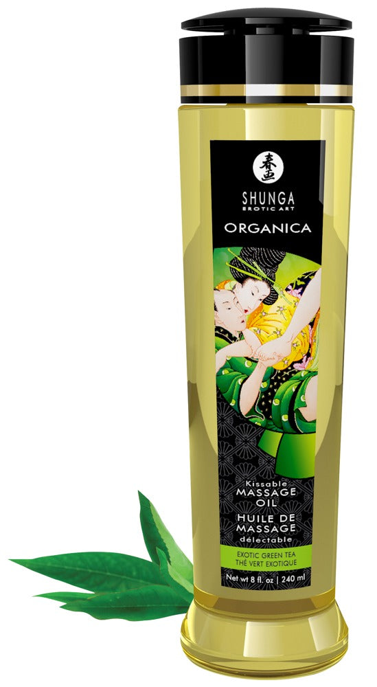 Organic Massage Oil - Green Tea Shunga