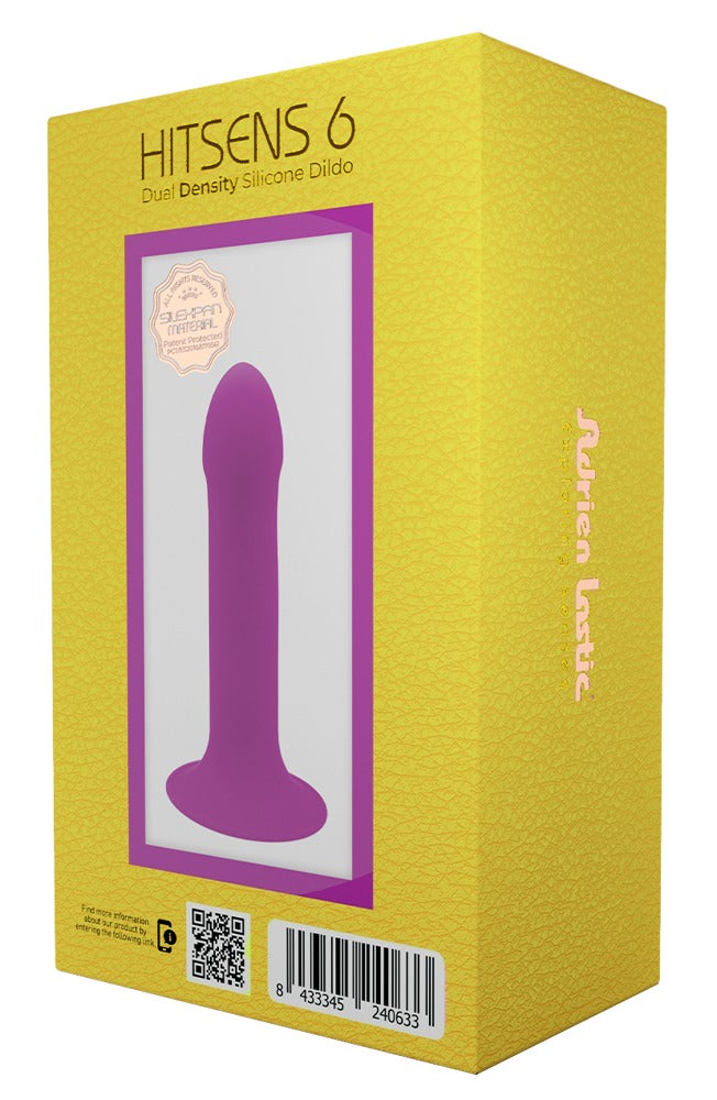 HITSENS 6 Dual Density Silicone Dildo