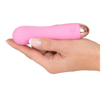 Cutie Minivibrator Rosa mit Rillen