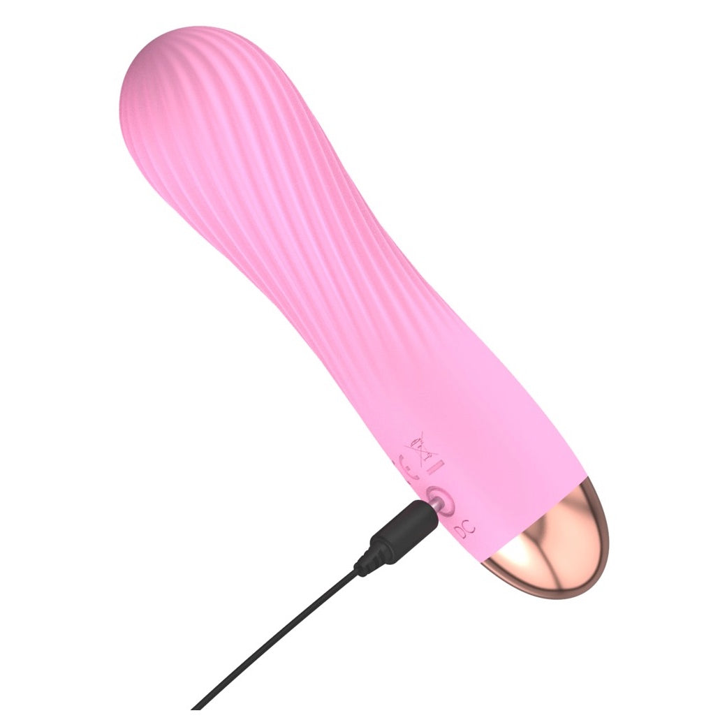Cutie Minivibrator Rosa mit Rillen
