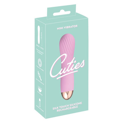 Cutie Minivibrator Rosa mit Rillen