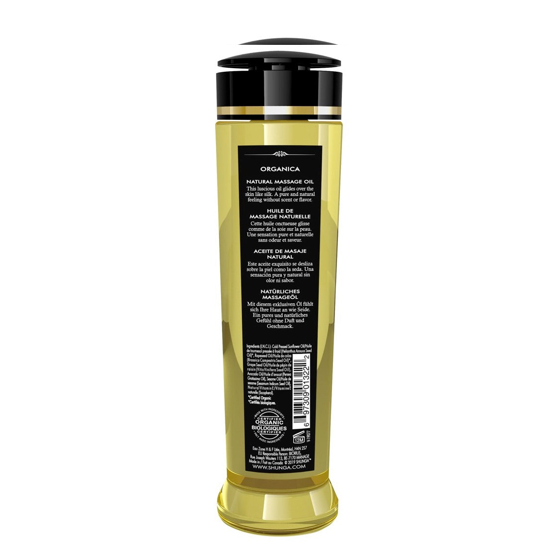 Organic Massage Oil - Natural
