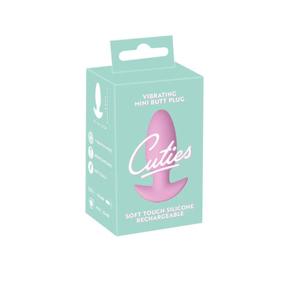 Cutie Vibrating Butt Plug Rosa
