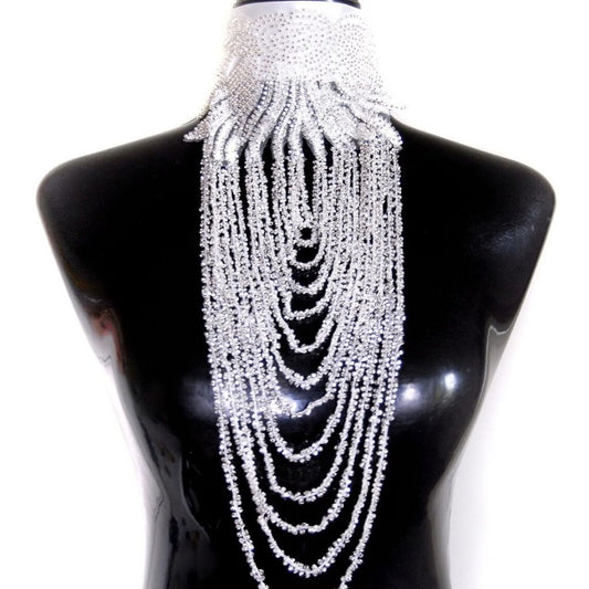 WHITE RAIN Choker