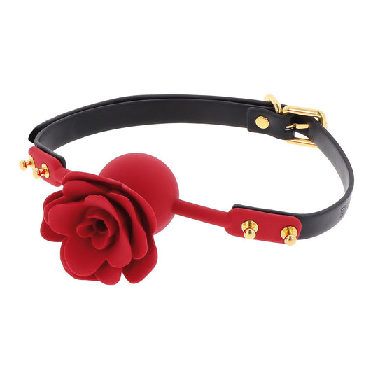 Knebel - Wild Roses Silicone Gagball