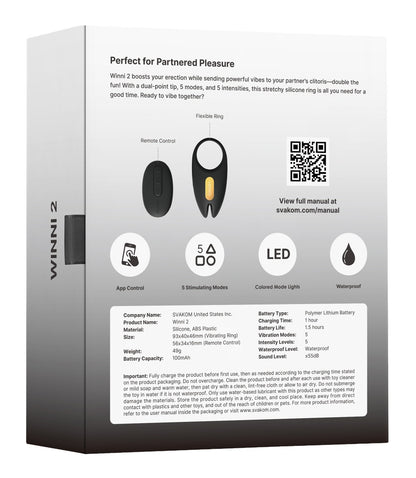 Winni 2 - Penisring mit Vibration