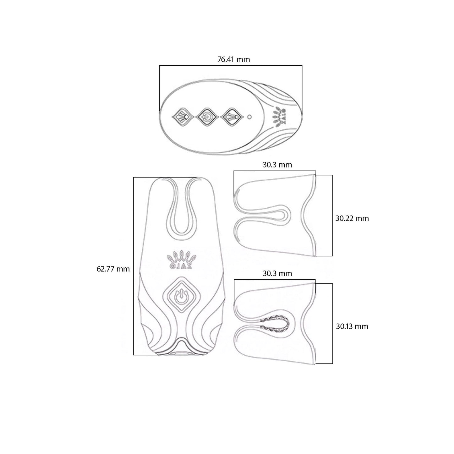 Zalo - Nave Vibrating Nipple Clamps