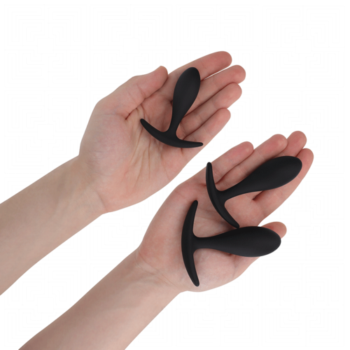 Anal Plug 3er-Set - symmetrisch